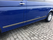 Volkswagen T5 2010-2015 Türleisten (Edelstahl, Schwarz Chrom) Foto 1