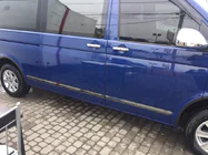 Volkswagen T6 2015-2024 Türleisten (Edelstahl, Schwarz Chrom) Foto 1