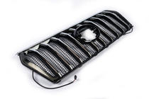 Toyota Land Cruiser Prado 150 2009-2023 Kühlergrill 2017↗ LED (Zeus Silver) Foto 4