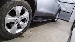 Chevrolet Captiva 2006-2019 Trittbretter Bosphorus Grey (2 Stk., Aluminium) Foto 4