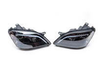 Mercedes ML W164 2005-2011 Frontscheinwerfer mit LED-Element (2005-2008, 2 Stk, schwarz getönt) Foto 3