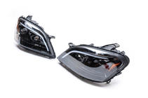 Mercedes ML W164 2005-2011 Frontscheinwerfer mit LED-Element (2005-2008, 2 Stk, schwarz getönt) Foto 4