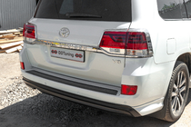 Toyota Land Cruiser 200 2007-2021 Chrom Rückleuchten Abdeckungen (2015+, 4-teilig, Kunststoff) Foto 4