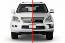 Lexus LX570/450d 2008-2022 Facelift Komplettset 2008-2012 auf 2012-2016 Standart Foto 1
