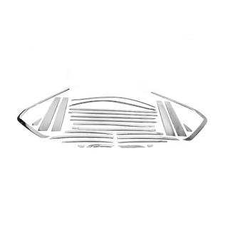 Komplette Fenster- und Säulenverkleidung Edelstahl Toyota Land Cruiser 200 2007-2021 Foto 4
