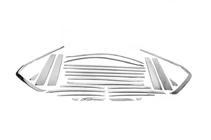 Lexus LX570/450d 2008-2022 Komplette Fenster- und Säulenverkleidung Edelstahl Foto 4