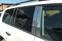 Lexus LX570/450d 2008-2022 Komplette Fenster- und Säulenverkleidung Edelstahl Foto 3