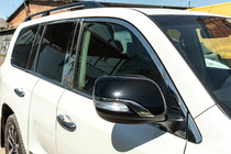 Lexus LX570/450d 2008-2022 Komplette Fenster- und Säulenverkleidung Edelstahl Foto 11