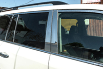 Lexus LX570/450d 2008-2022 Komplette Fenster- und Säulenverkleidung Edelstahl Foto 9