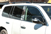 Lexus LX570/450d 2008-2022 Komplette Fenster- und Säulenverkleidung Edelstahl Foto 1