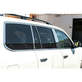 Komplette Fenster- und Säulenverkleidung Edelstahl Foto 2