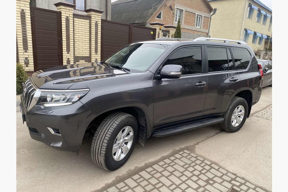 Toyota Land Cruiser Prado 150 2009-2023 Dachreling Originaldesign (Silber, 2 Stk) Foto 1