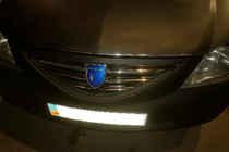 Dacia Logan MCV 2004-2014 Chrom Kühlergrill Abdeckung 2004-2008 (Edelstahl) Carmos - Türkischer Edelstahl Foto 3