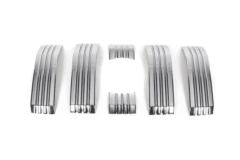 Toyota Land Cruiser Prado 150 2009-2023 Chrom Zierleisten für Kühlergrill (2017-2023) Foto 3