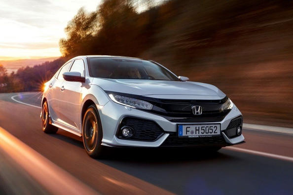 Übersicht fünftürige Fließheck Honda Civic 5D