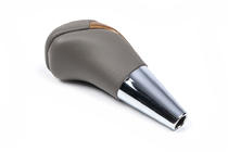 Toyota Land Cruiser 200 2007-2021 Schaltknauf (Graues Leder + Helles Holz) Foto 2