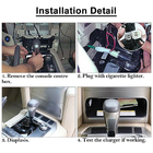 Toyota Land Cruiser 200 2007-2021 Kabelloses Handy-Ladegeraet Set (2015+) Foto 2