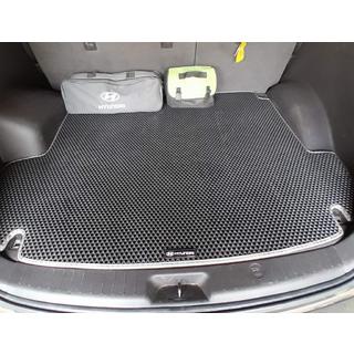 Kofferraummatte (EVA, Schwarz) (5-Sitzer) Hyundai Santa Fe 2 2006-2012 Foto 1