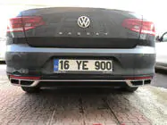 Volkswagen Passat B8 2015-2023 Auspuffblenden Carmos SD/SW (2019+, 3 Stk, Edelstahl) Foto 4