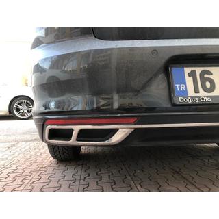 Auspuffblenden Carmos SD/SW (2019+, 3 Stk, Edelstahl) Foto 2