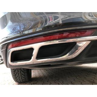 Auspuffblenden Carmos SD/SW (2019+, 3 Stk, Edelstahl) Foto 3