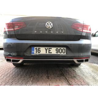 Auspuffblenden Carmos SD/SW (2019+, 3 Stk, Edelstahl) Foto 4