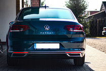 Volkswagen Passat B8 2015-2023 Auspuffblenden OmsaLine SD/SW (2019+, 3 Stk, Edelstahl) Foto 4