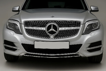 Mercedes GLK class X204 2008-2015 Frontgrill Diamond Silber (2013-2015) Foto 1
