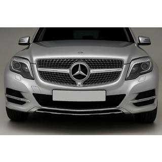 Frontgrill Diamond Silber (2013-2015) Mercedes GLK сlass X204 2008-2015 Foto 1