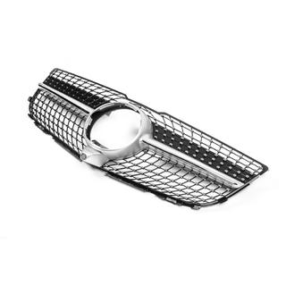 Frontgrill Diamond Silber (2013-2015) Mercedes GLK сlass X204 2008-2015 Foto 4