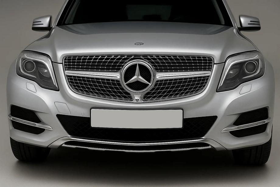 Mercedes GLK class X204 2008-2015 Frontgrill Diamond Silber (2013-2015) Image