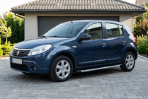 Renault Sandero 2007-2013 Seitenschweller Fullmond (2 Stk., Aluminium) Foto 1