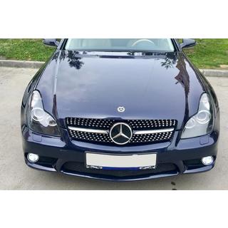 Frontgrill (2005-2008, Diamond Silver) Mercedes CLS C219 2004-2010 Foto 1
