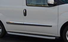 Fiat Doblo II 2010-2022 Türleisten Edelstahl (4 Stk.) Carmos - Türkischer Edelstahl Foto 5