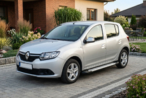 Renault Sandero 2013-2022 Trittbretter Allmond Grey (2 Stk., Alu) Foto 1