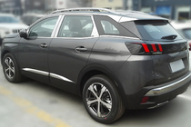 Peugeot 3008 2016-2023 Edelstahl Türsäulen Abdeckungen Foto 2