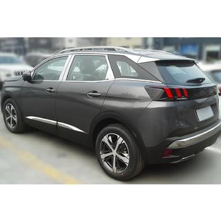 Edelstahl Türsäulen Abdeckungen Peugeot 3008 2016-2023 Foto 2