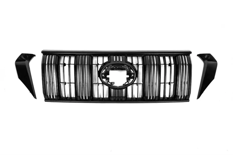 Toyota Land Cruiser Prado 150 2009-2023 Kühlergrill 2017↗ schwarz Original (mit kurzen Streben) Image