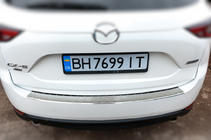 Mazda CX-5 2017–2025 Heckstoßstangenschutz Carmos Edelstahl Foto 4