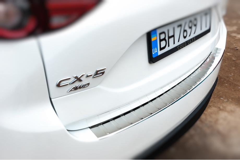 Mazda CX-5 2017–2025 Heckstoßstangenschutz Carmos Edelstahl Image