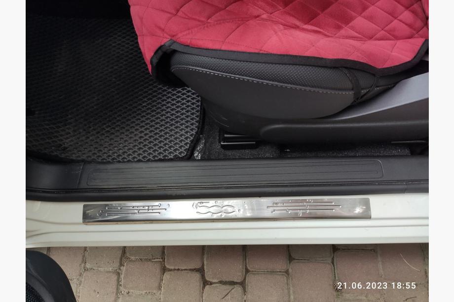 Fiat 500/500L 2013-2022 Einstiegsleisten 500 (Carmos, 2 Stk, Edelstahl) Foto 1