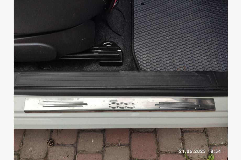 Fiat 500/500L 2013-2022 Einstiegsleisten 500 (Carmos, 2 Stk, Edelstahl) Foto 4