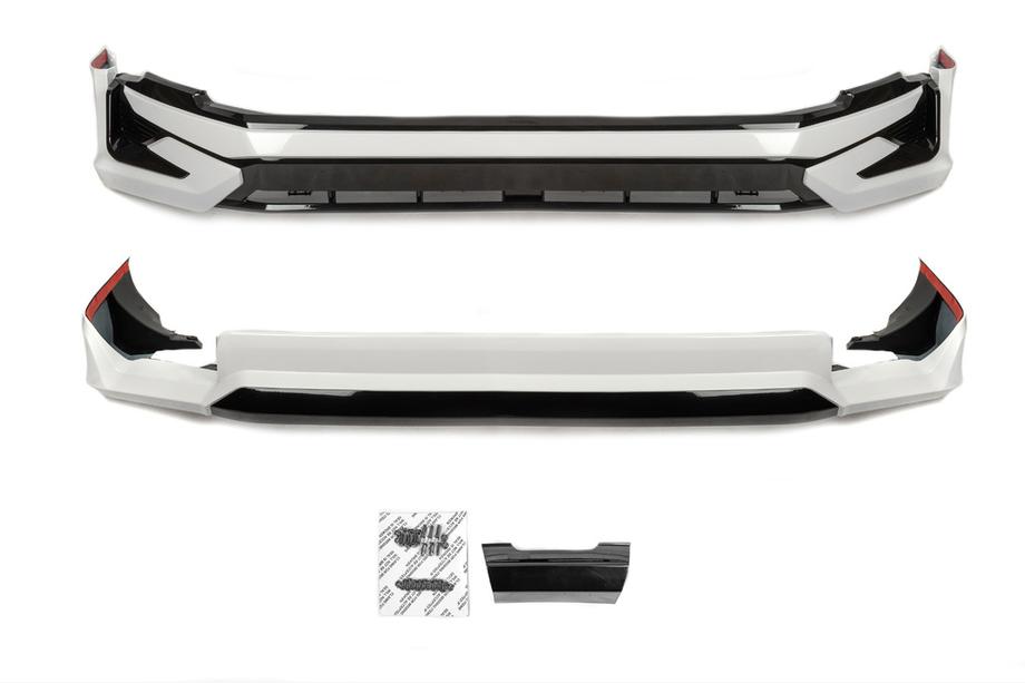 Toyota Land Cruiser Prado 150 2009-2023 Stoßstangenschutz vorne und hinten 2023-Designs (2017-) Weiß Image