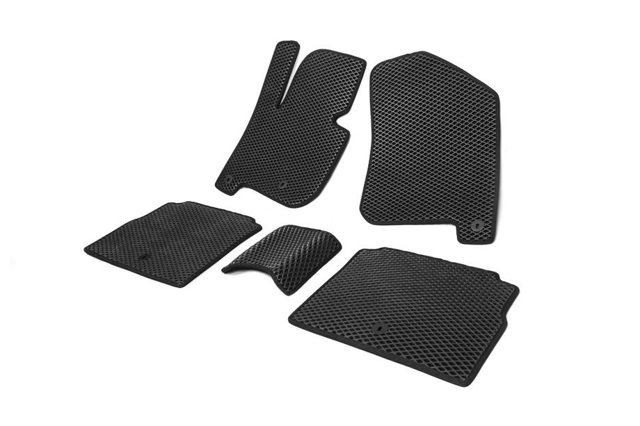 Kia Soul II 2013-2018 Polyurethan Fußmatten EV (EVA, schwarz) Image
