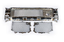 Mercedes G class W463 1990-2018 Satz Kühlergrills für Stoßstange (AMG, Chrom) Foto 1