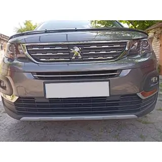 Chrom Kühlergrill Abdeckungen (Edelstahl) Peugeot Partner/Rifter 2019- Foto 2