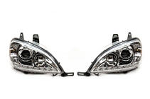 Mercedes ML W163 1997-2005 Frontscheinwerfer (2 Stk) Dunkel Foto 1