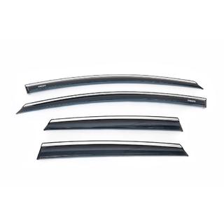 Windabweiser mit Chromleiste HB/SD (4 Stk, Niken) Opel Astra J 2009-2015 Foto 2