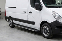 Opel Movano 2010-2021 Trittbretter Bosphorus Grey (2 Stk., Aluminium) Kurzer Radstand Foto 1