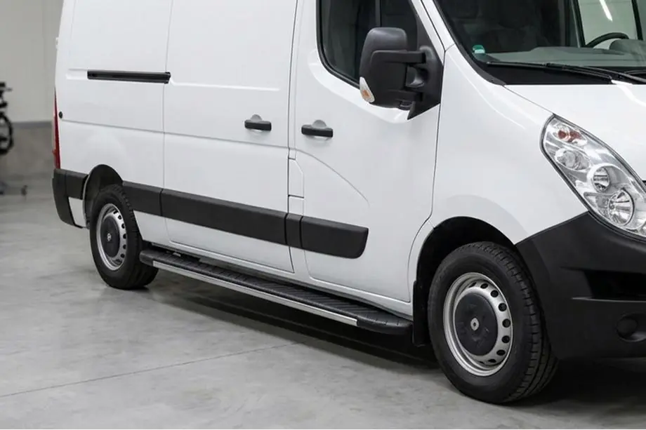 Opel Movano 2010-2021 Trittbretter Bosphorus Grey (2 Stk., Aluminium) Image